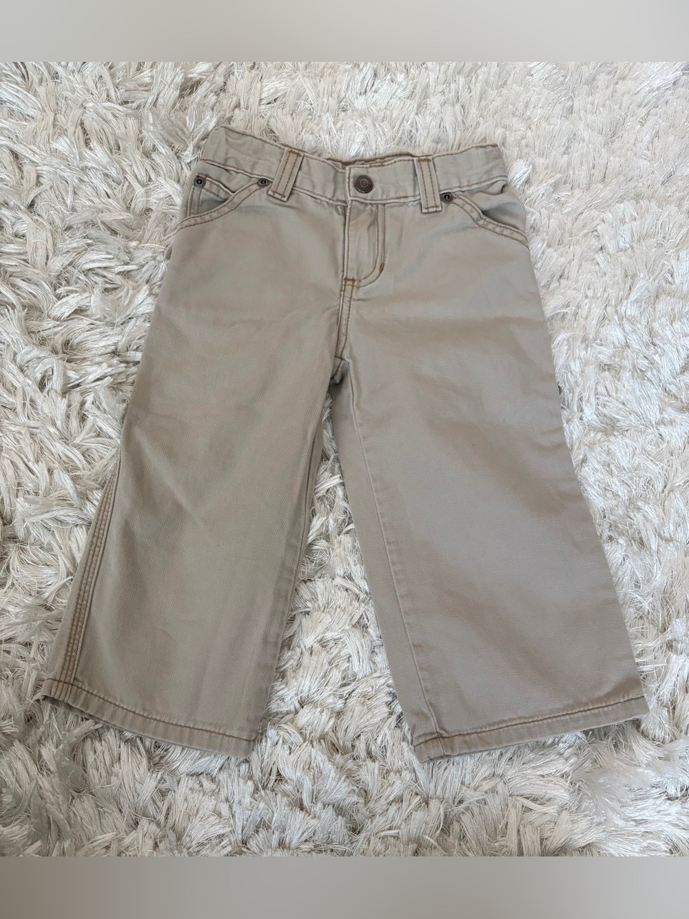 Sonoma Kids’ Tan/Khaki Cargo bottoms - 2T